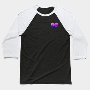 Bi Safety Heart Baseball T-Shirt